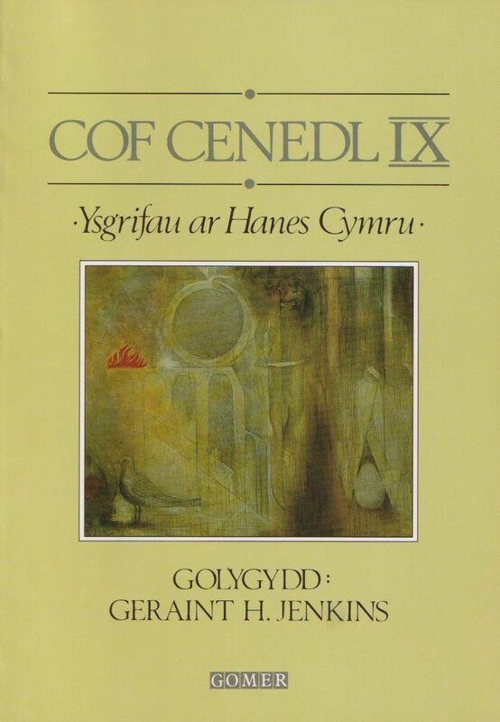 Llun o 'Cof Cenedl IX - Ysgrifau ar Hanes Cymru' gan Geraint H. Jenkins